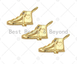 14K Dainty Gold Converse Shoes Shape Pendant, SKU#ZX07