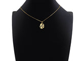 CZ Micro Pave Blue Evil Eye Charm, Sku#L370