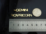 Constellation Word Shape Pendant/Charm, 18K Gold Filled Charm, Necklace Bracelet Charm Pendant,7x45mm,Sku#Z1367