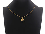 Medallion Elizabeth Queen Coin Pendant, Round Coin Pendant,  Gold Coin Pendant,13x16 mm, Sku#Z728