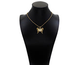 CZ Micro Pave Forever Word On Heart With Wings Shape Pendant, 18K Gold Filled Heart Charm, Necklace Bracelet Charm Pendant,30x31mm,Sku#LD130