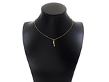 Micro Pave Mama Word Pendant/Charm, 18K Gold Filled Y477