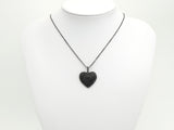 Black CZ Pave On Black Micro Pave Heart Pendant/Charm,Cubic Zirconia Pendant,Fashion Jewelry Findings, 23x24mm, sku#Z1024