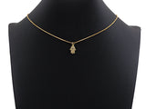 CZ Micro Pave Hamsa Hand charm,sku#L275