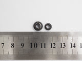 Black CZ Micro Pave On Black Rondelle Big Hole Spacer Beads, Cubic Zirconia Rondelle Spacer Beads, Pave Beads, 3x8/5x10mm, sku#C74