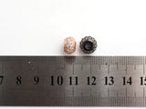 CZ Micro Pave Large Hole Rondelle Beads, Cubic Zirconia Pave Beads, 6mm/8mm/10mm Shamballa Ball beads, CZ Space Beads,sku#G412