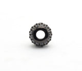 CZ Micro Pave Large Hole Rondelle Beads, Cubic Zirconia Pave Beads, 6mm/8mm/10mm Shamballa Ball beads, CZ Space Beads,sku#G412