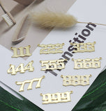 Angle Number Charm, Sku#Y660