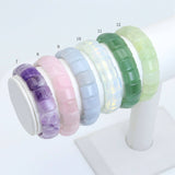 10x15mm Curved Rectangle Stretchy Bracelet, Sku#U1984