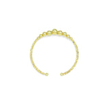 Gold Graduated Ball Beads Cuff Bracelet, Sku#A283