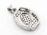 CZ Micro Pave Goldfish on Barrel Shaped Pendant, Cubic Zirconia Barrel shape Pendant for Necklace Bracelet Earrings Making, 11x17mm,sku#Y49