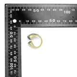 Dual color Oval face Statement Adjustable Ring, Sku#LX623