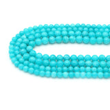 Amazonite Jade Round Smooth Beads, Sku#U1822