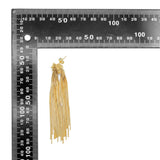 Gold Tassel Chain  Earrings, Sku#ZX200