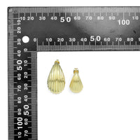 Silver Gold Shell Drop Earrings, Sku#A266
