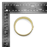 Clear Black CZ crossover with round diamond Adjustable Bracelet, Sku#A272