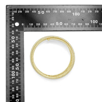 Gold Silver CZ six lines wrap Adjustable Bracelet, Sku#A274