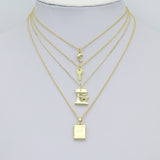 Gold Key Book Dolphin bakery mixer mechine Charm Pendant, Sku#Y1056