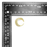 Clear Black CZ Multiline Chunky Adjustable Ring, Sku#Y972
