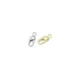 Gold silver Clip on clasp, Removable Bail Charm Pendant Enhancer Clasp, Sku#LX893
