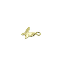 Gold Butterfly Charm Pendant, Sku#Y980