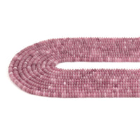 2x4mm Rondelle Smooth Strawberry Quartz Beads, Sku#U1957
