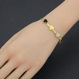 heart herringbone necklace Bracelet, Sku#BXG12