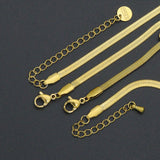heart herringbone necklace Bracelet, Sku#BXG12