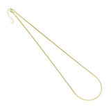 Dainty Gold thin snake Chain Necklace, thin herringbone chain, Sku#LD545