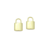 18K Gold Color Padlock Charm Pendants, Dainty Lock Charms, Padlock Charm, 11x17mm, Sku#LK08