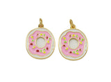 Enamel Donut Charm, Sku#LD187