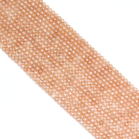 Brown CZ Round Faceted Beads, Sku#U1860