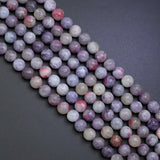 Genuine Pink Tourmaline Round Smooth Beads, Sku#U1863