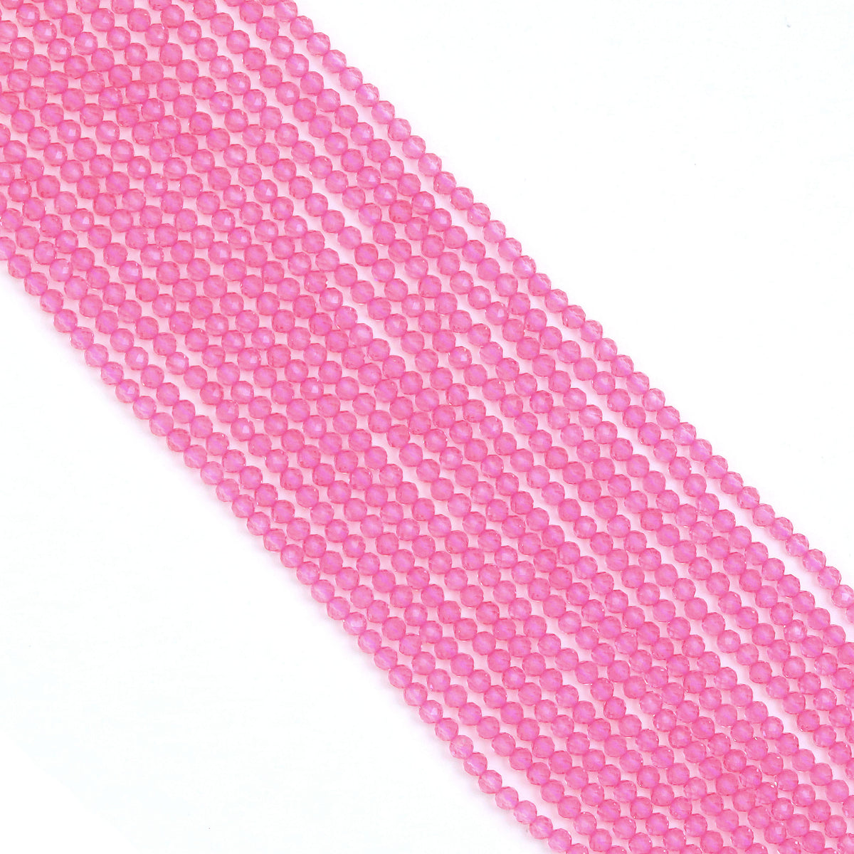 3mm Pink Crystal Round Faceted Beads, SkuU1865 Bestbeads&Beyond