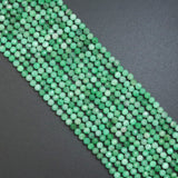 High Quality Emerald Round Faceted Beads, Sku#U1882
