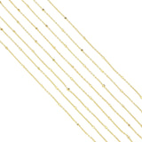 Unfinished Dainty Square Cable Chain by Yard, sku#ZX162