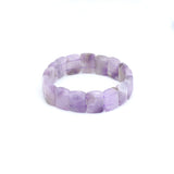 12x16mm Amethyst Rectangle Stretchy Bracelet, Sku#U2003