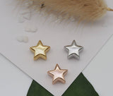 Large Hole Five Point Star Charm, Sku#LD234