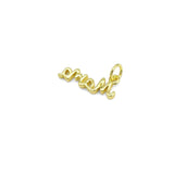 Plain Gold Mama Word Mother's Day Charm, Sku#LX398