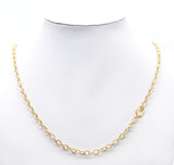 Gold Oval Snap Clasp, Sku#Y748