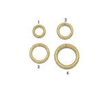 Gold/Silver Thick Round Ring, Chain Link, Sku#LX135