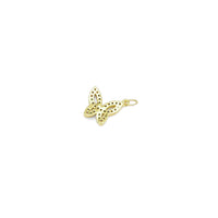Colorful CZ Gold Butterly Charm, Sku#Y875