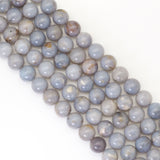 Genuine Blue Opal Round Smooth Beads, 6mm/8mm/10mm, Sku#U1636