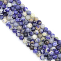 Genuine Sodalite Round Smooth Beads, Sku#U1780
