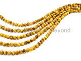 High Quality Gold Tiger Eye Round Smooth Beads, 4mm/6mm/8mm/10mm/12mm/14mm Round Beads, Gold Tiger Eye Gemstone, 15.5'' Full strand, SKU#U63