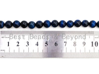 High Quality Natural Blue Tiger Eye Round  Beads, 4mm/6mm/8mm/10mm/12mm/14mm Beads, Blue Tiger Eye Gemstone, 15.5'' Full strand, SKU#U67