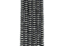 High Quality Natural Dark Gray/Black Hematite,Rondelle Smooth Beads, 2x3/2x4/4x6/3x6/3x8mm Gemstone Beads, 15inch FULL strand, SKU#S121