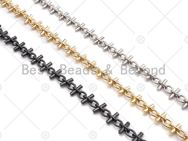 High Quality Hand Made Bar Oval Chain, 18K Real Gold Plated Chain, Wholesale bulk Chain, 8x10mm,sku#M319
