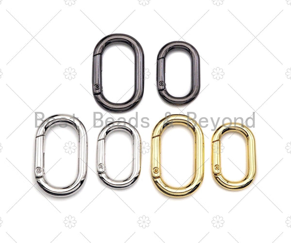 High Quality Large Gold/Silver/Gunmental Carabiner Clasp, Snap Clip Trigger Clasp, Spring Buckle Clasp for Purse Key Jewelery, sku#K126