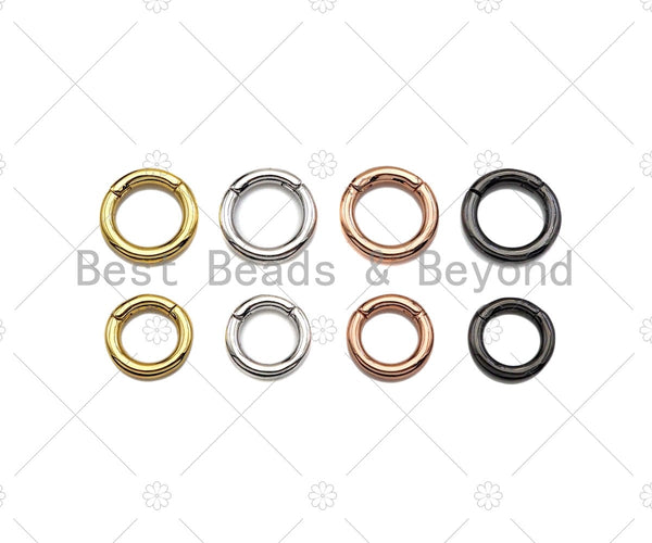 12mm/14mm Round Spring Clasp, Spring Ring, Click Ring, Snap Clip Clasp, sku#H322